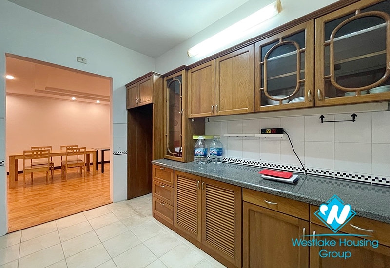 Fully furnished 3 bedroom apartment for rent on high floor, large balcony with a lot of facilities around the area